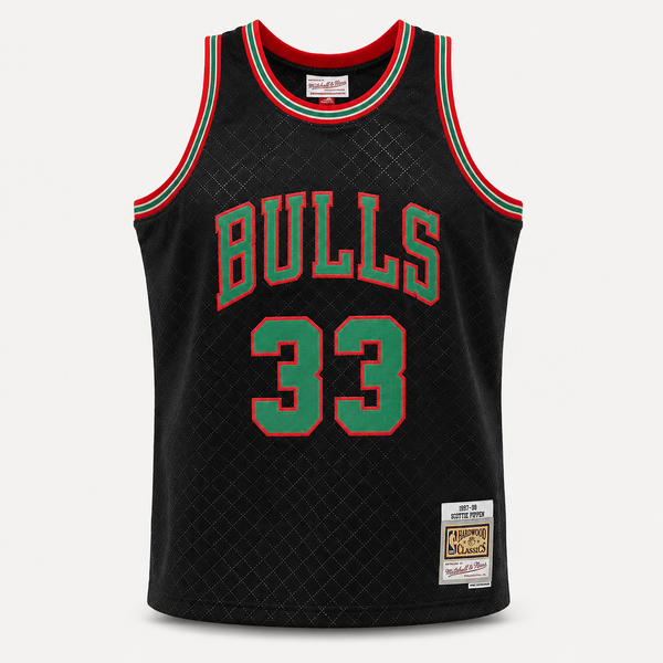 Mitchell & Ness Scottie Pippen Chicago Bulls 1997-98 Hardwood Classics Neapolitan Swingman Jersey - Black