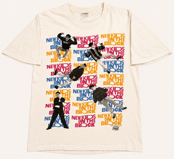 Vintage 1989 New Kids On The Block T-Shirt - Backstage Pass Tag
