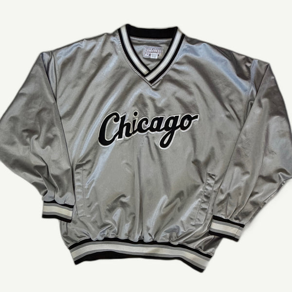 Vintage 1990s Chicago White Sox Starter Diamond Collection Satin Pullover - L
