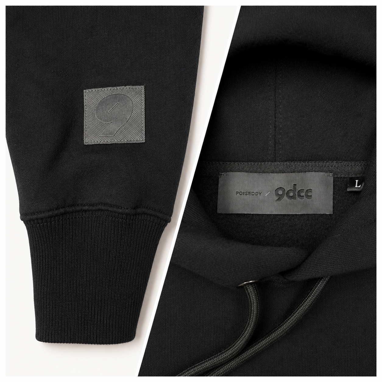 9DCC Luxury Networked Premium Hoodie - Black