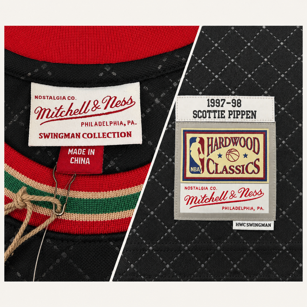 Mitchell & Ness Scottie Pippen Chicago Bulls 1997-98 Hardwood Classics Neapolitan Swingman Jersey - Black