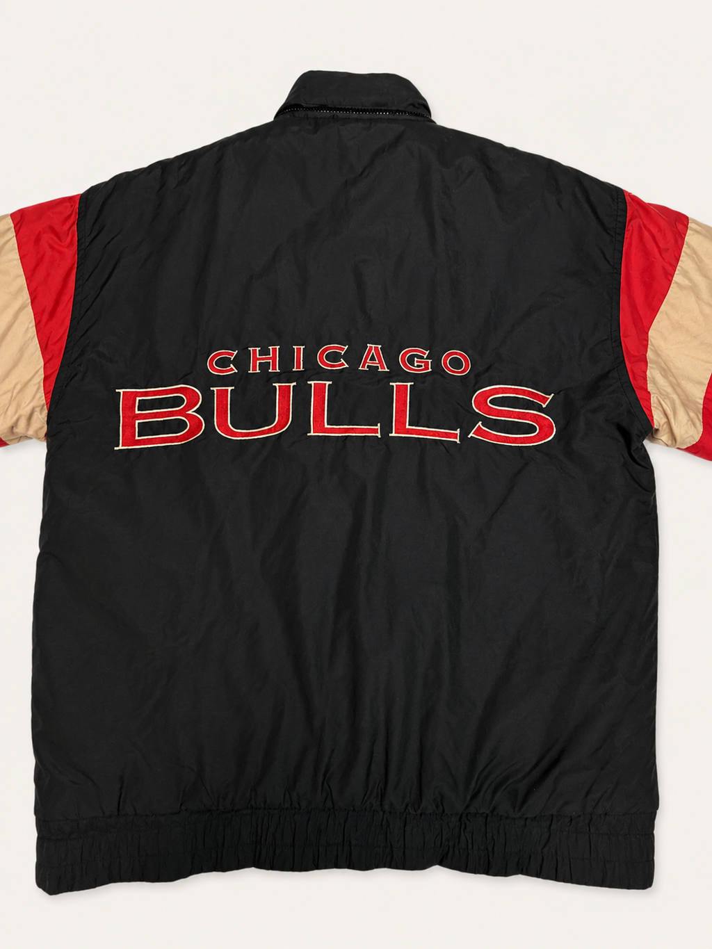 Vintage 90s Chicago Bulls Logo 7 Full-Zip Puffer Jacket - Medium