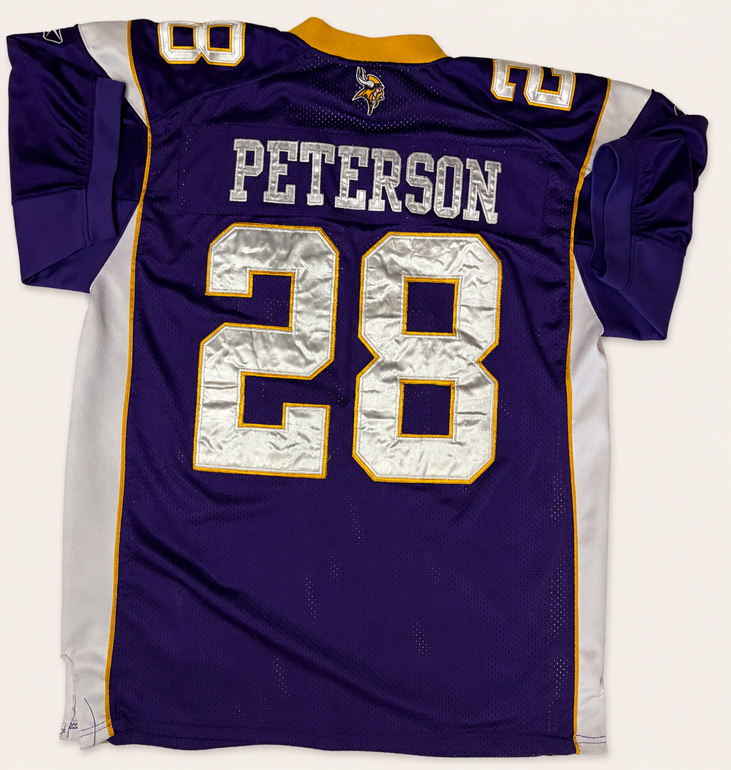 Vintage 2010 Adrian Peterson Minnesota Vikings Reebok On-Field Authentic Jersey - XL