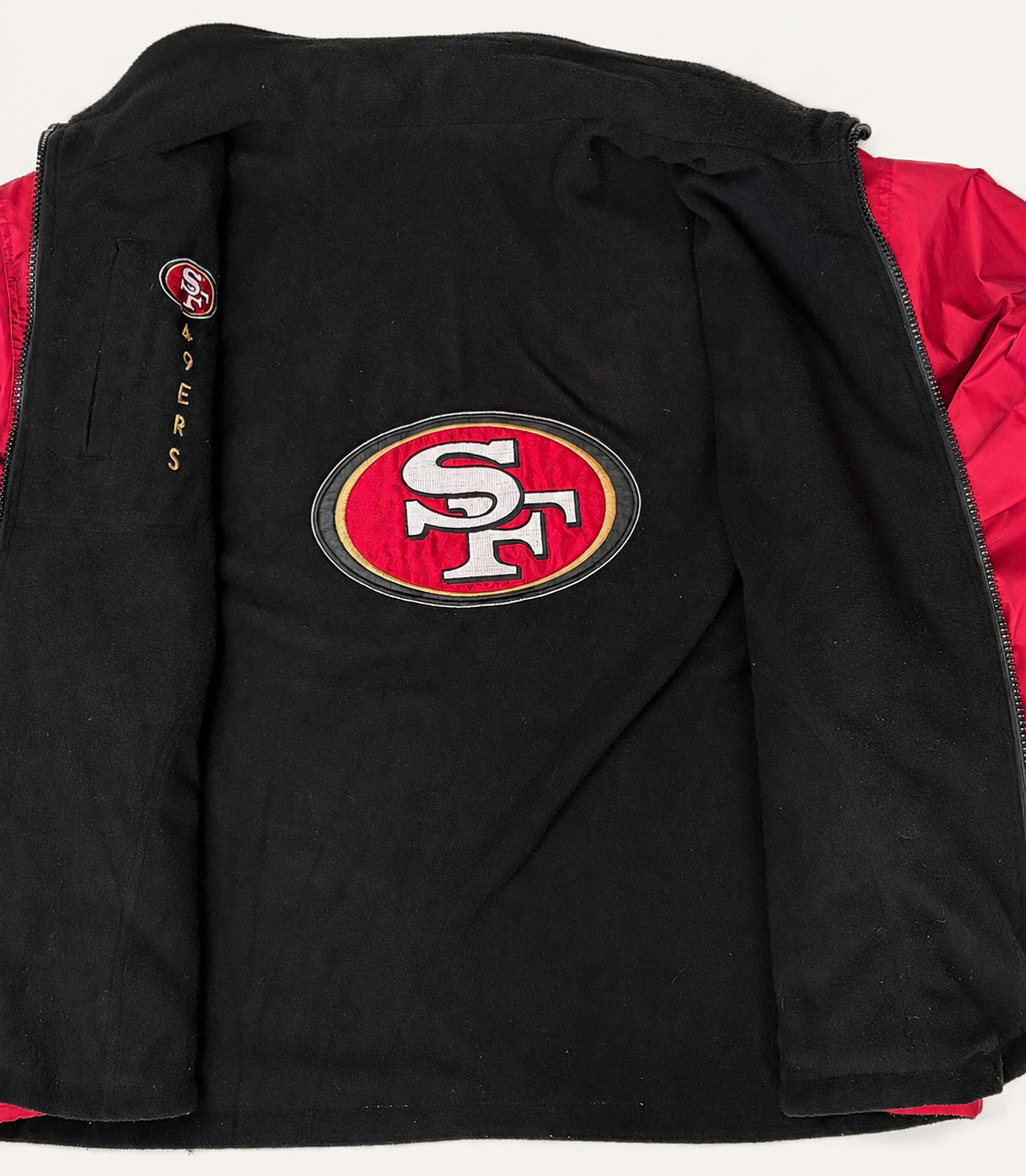 Vintage 90s San Francisco 49ers Pro Player Reversible Jacket - XL
