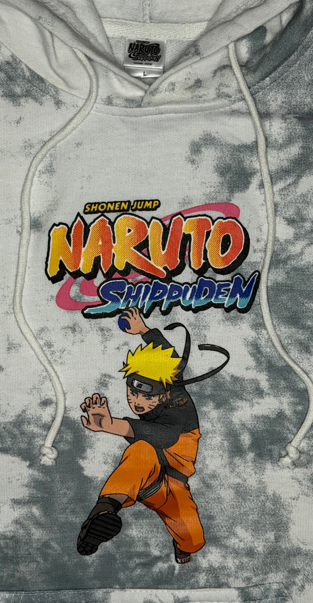 Naruto Shippuden Official Licensed Graphic Hoodie - Light Blue