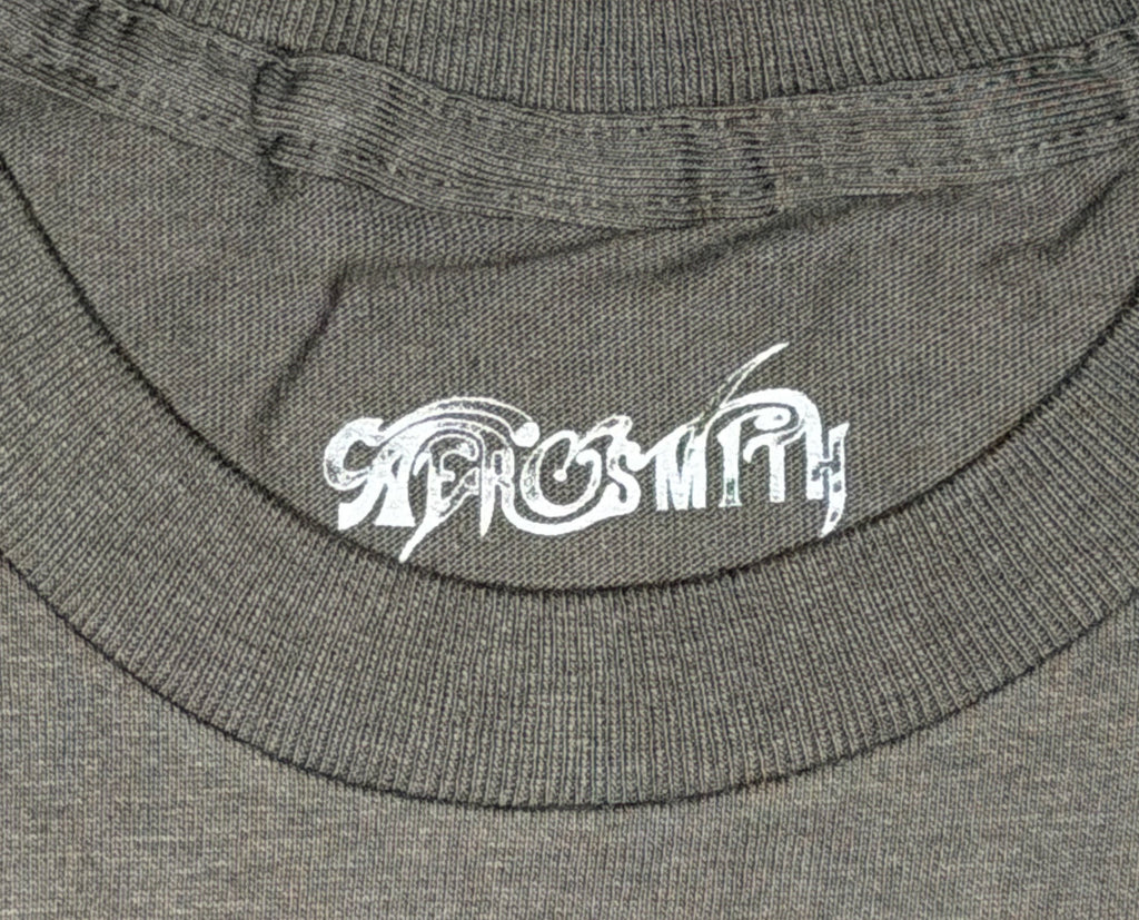 Aerosmith Official 'Dream On' Triangle Graphic Tee - Grey