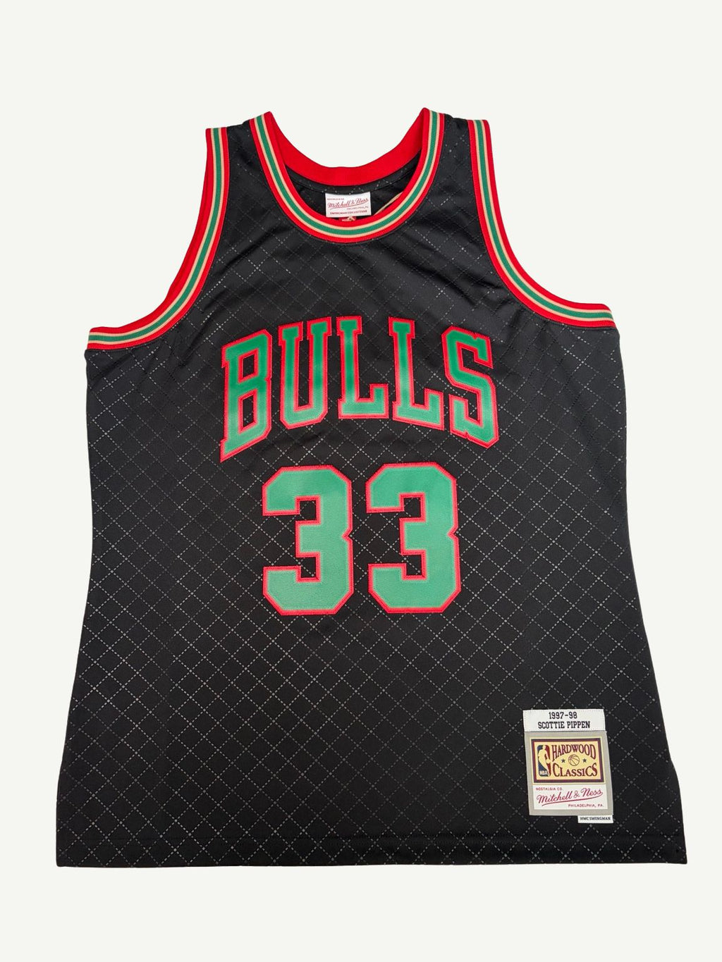 Mitchell & Ness Scottie Pippen Chicago Bulls 1997-98 Hardwood Classics Neapolitan Swingman Jersey - Black