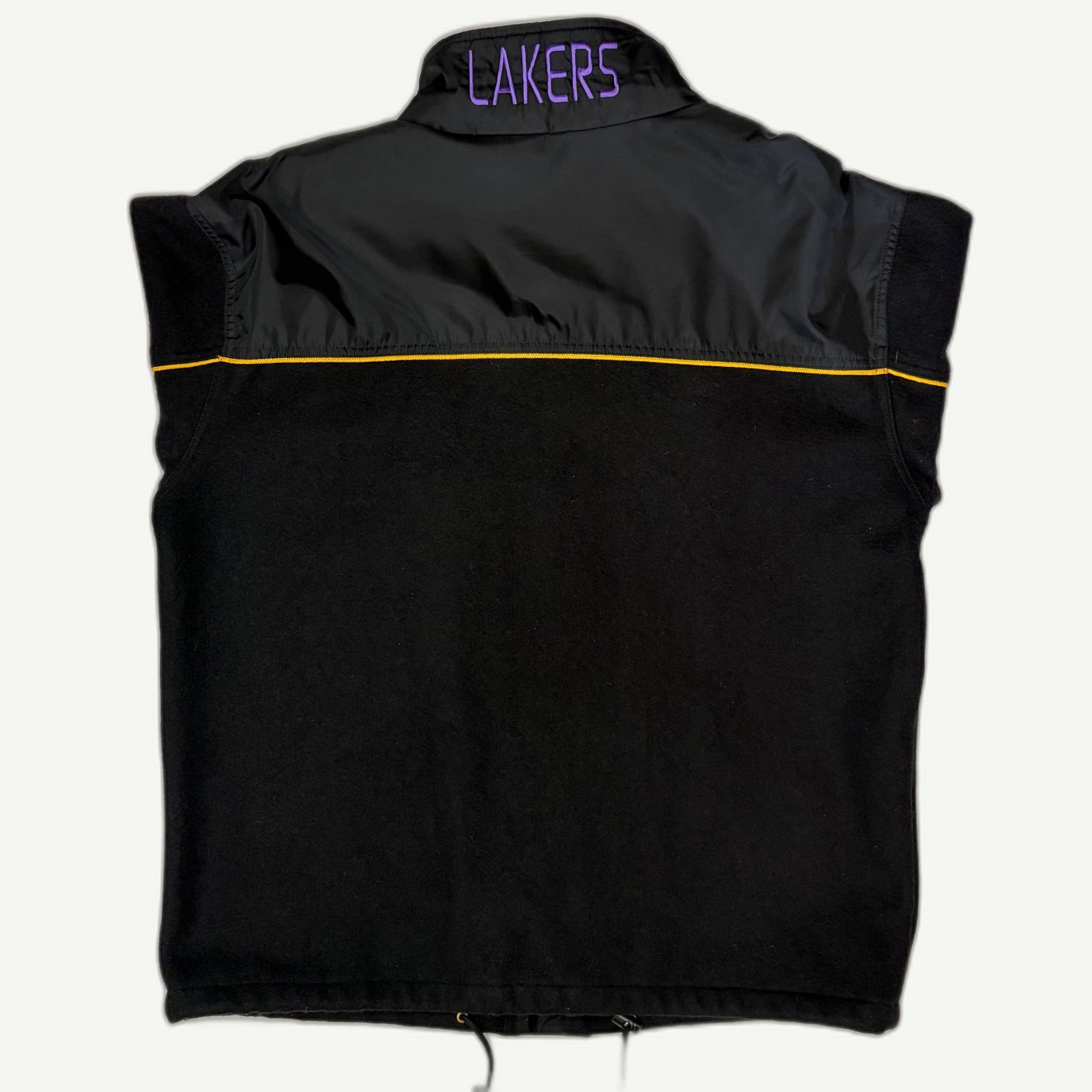 Vintage 90s LA Lakers Sports Identity Wool & Nylon Jacket - Large