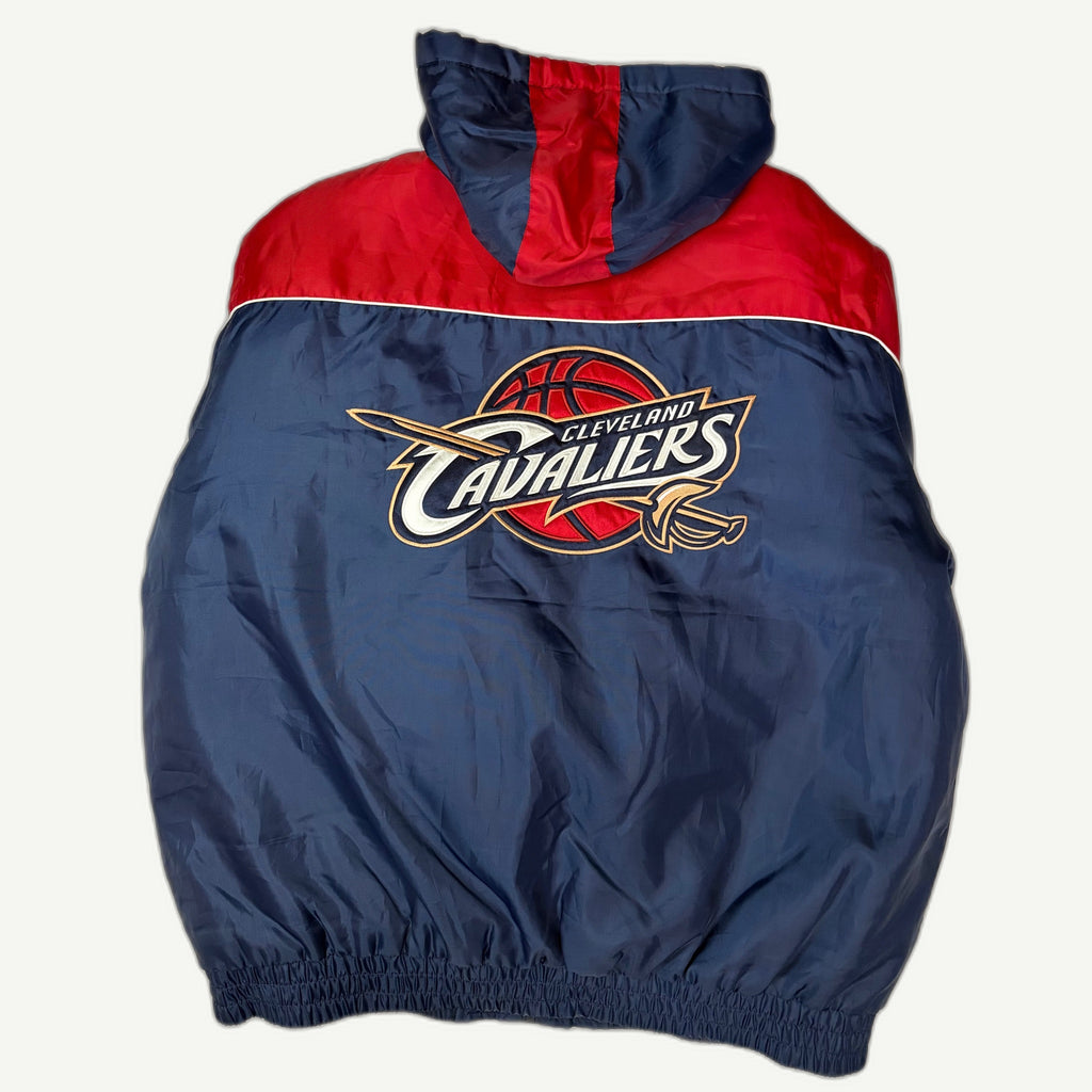 Vintage Cleveland Cavaliers G-III Insulated Hooded Puffer Jacket - 2XL