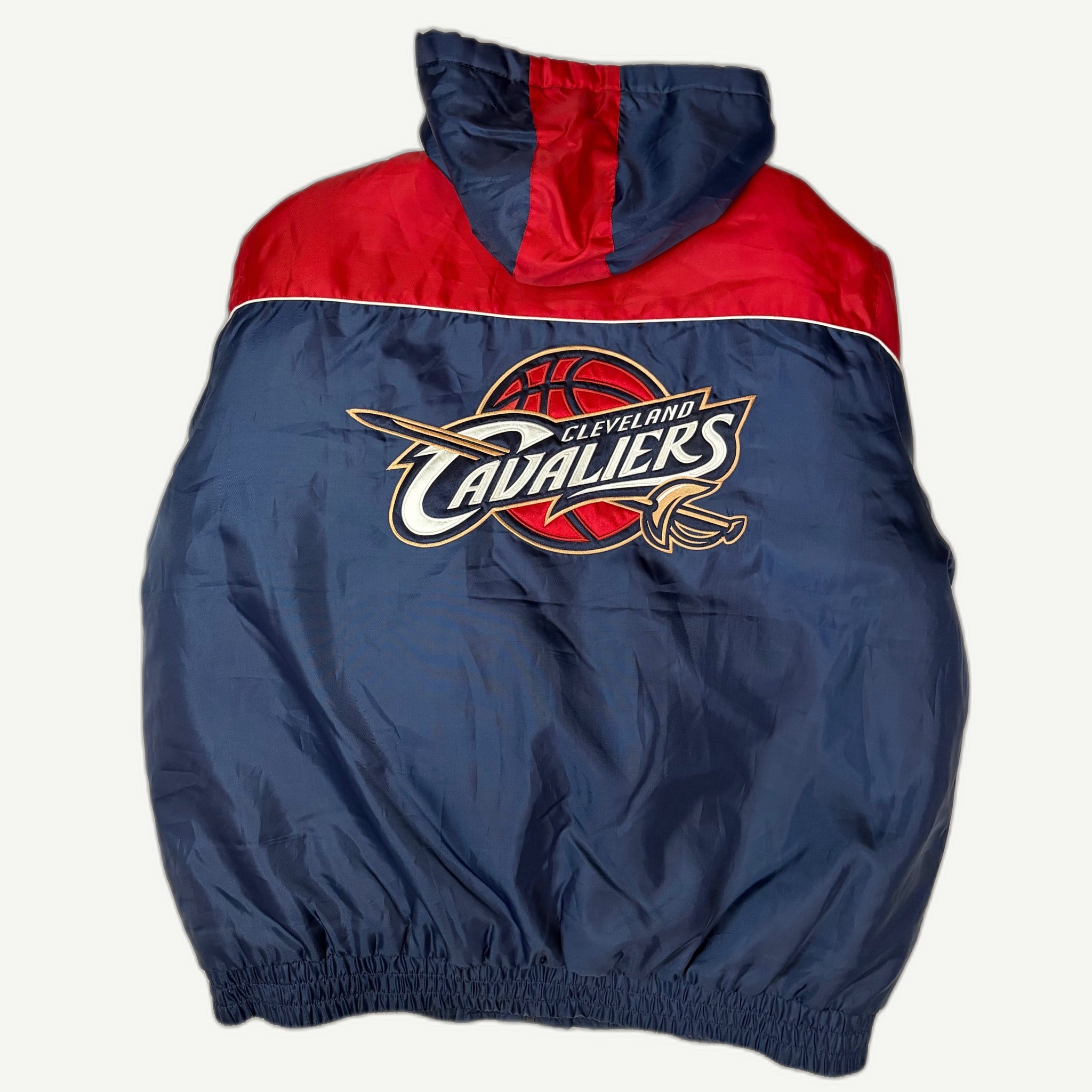 Vintage Cleveland Cavaliers G-III Insulated Hooded Puffer Jacket - 2XL
