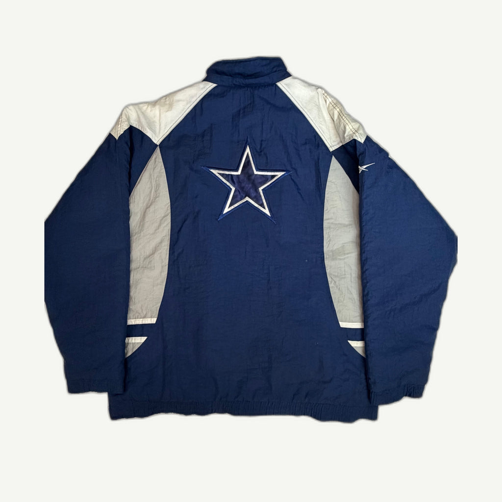 Vintage 90s Dallas Cowboys Reebok Heavy Insulated Anorak Jacket - XL / Navy