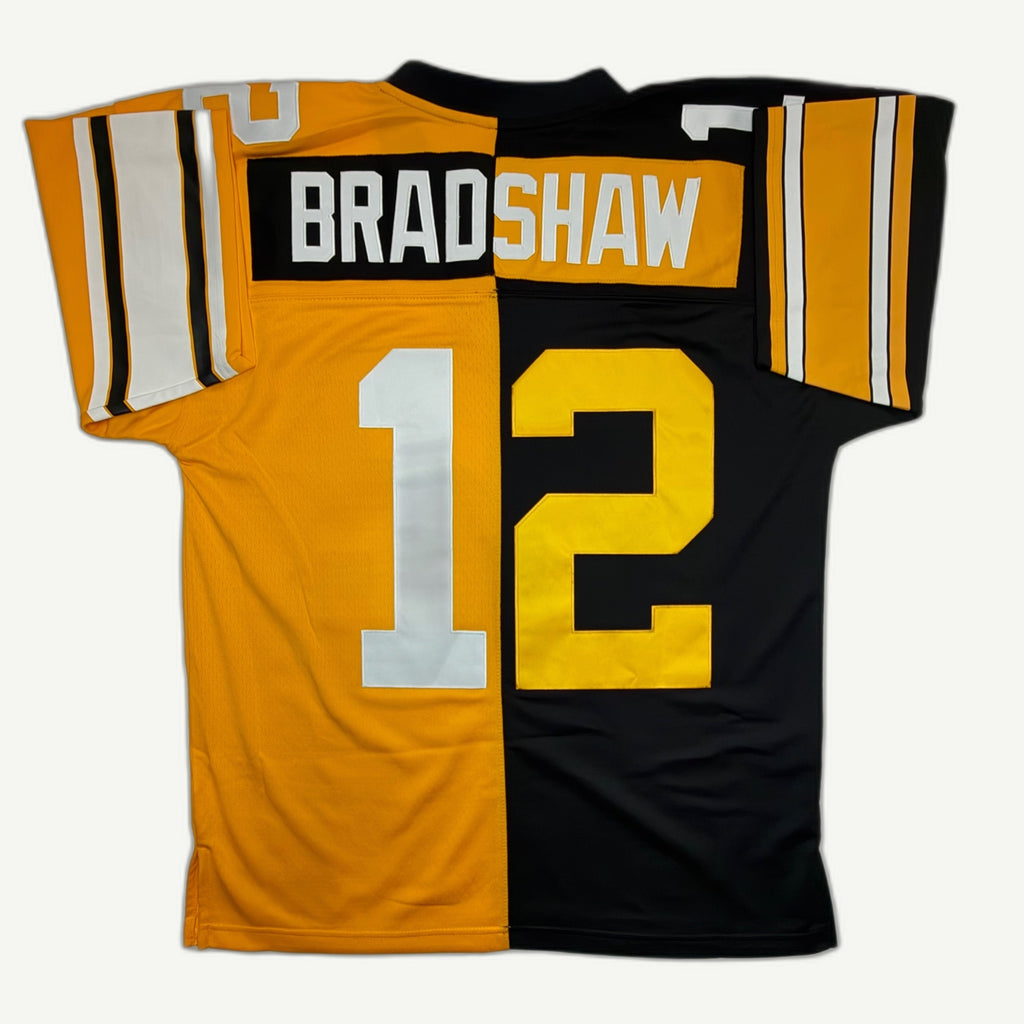 Mitchell & Ness Terry Bradshaw Pittsburgh Steelers 1976 Split Legacy Replica Jersey