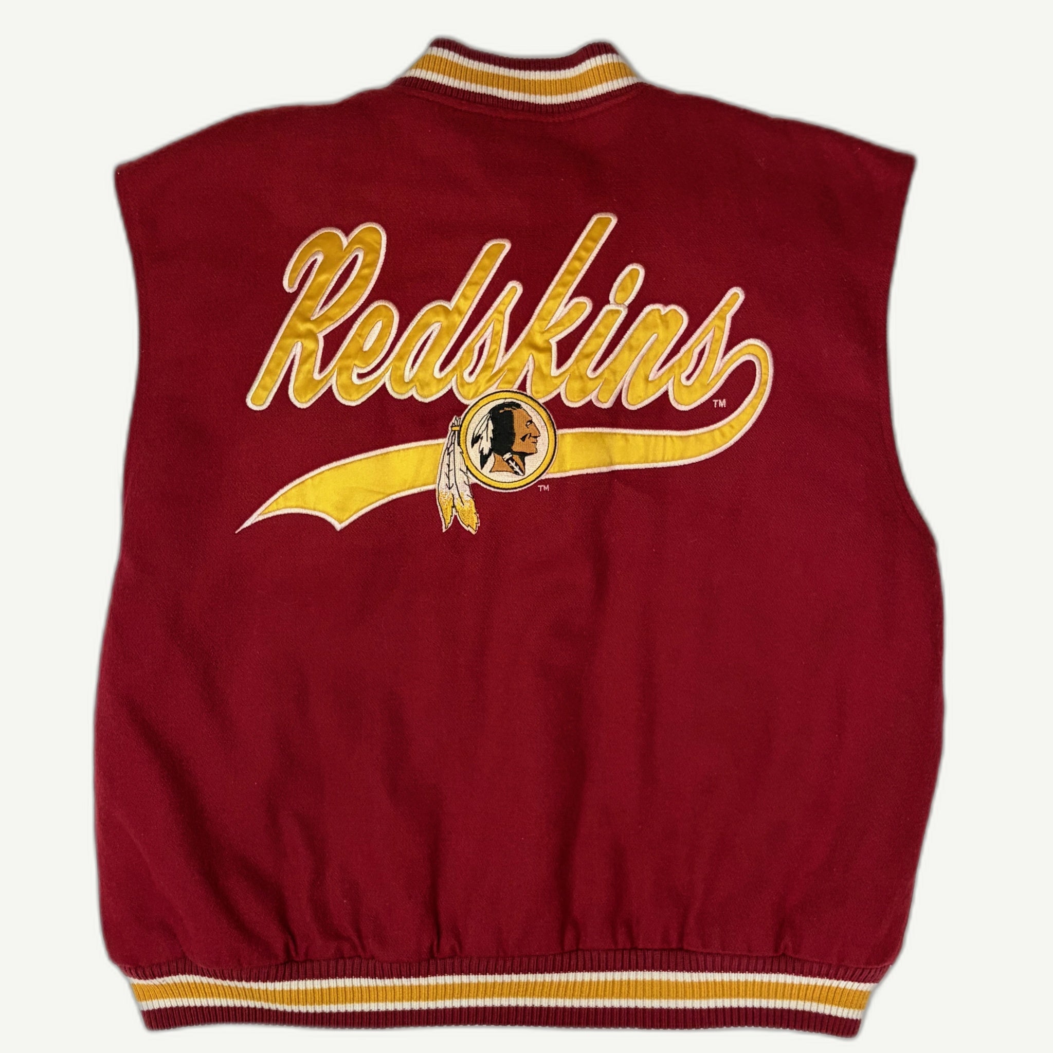 Vintage 1990s Washington Redskins Logo Athletic Classic Team Collection Wool Varsity Jacket - XL