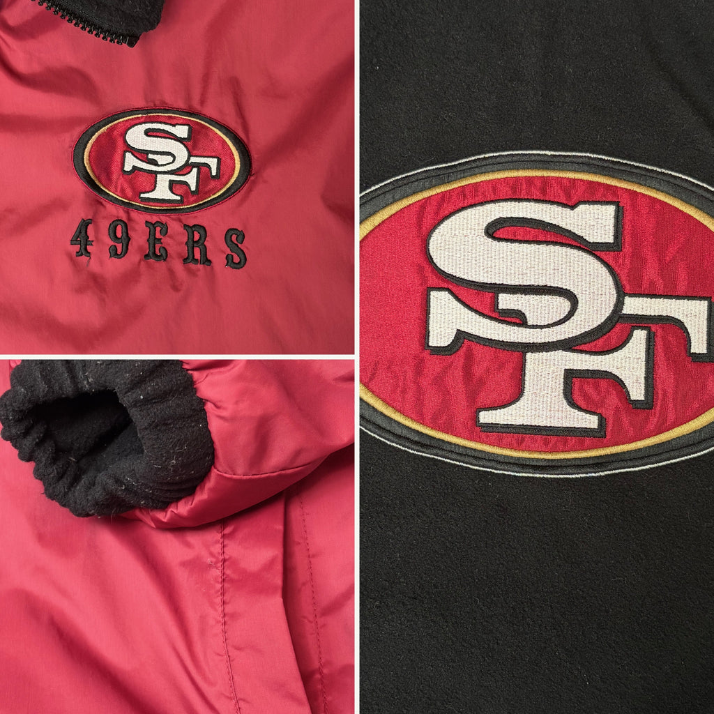 Vintage 90s San Francisco 49ers Pro Player Reversible Jacket - XL