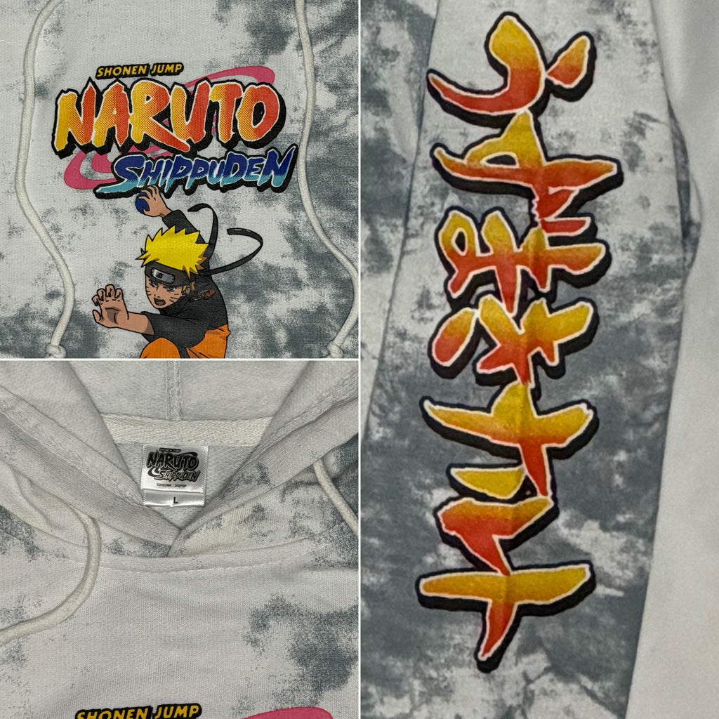 Naruto Shippuden Official Licensed Graphic Hoodie - Light Blue