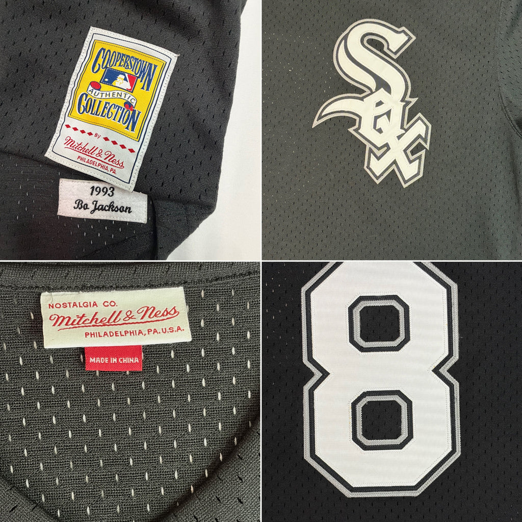 Mitchell & Ness Chicago White Sox Bo Jackson 1993 Mesh Batting Practice Jersey - Black