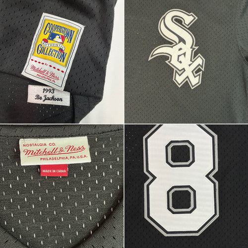 Mitchell & Ness Chicago White Sox Bo Jackson 1993 Mesh Batting Practice Jersey - Black
