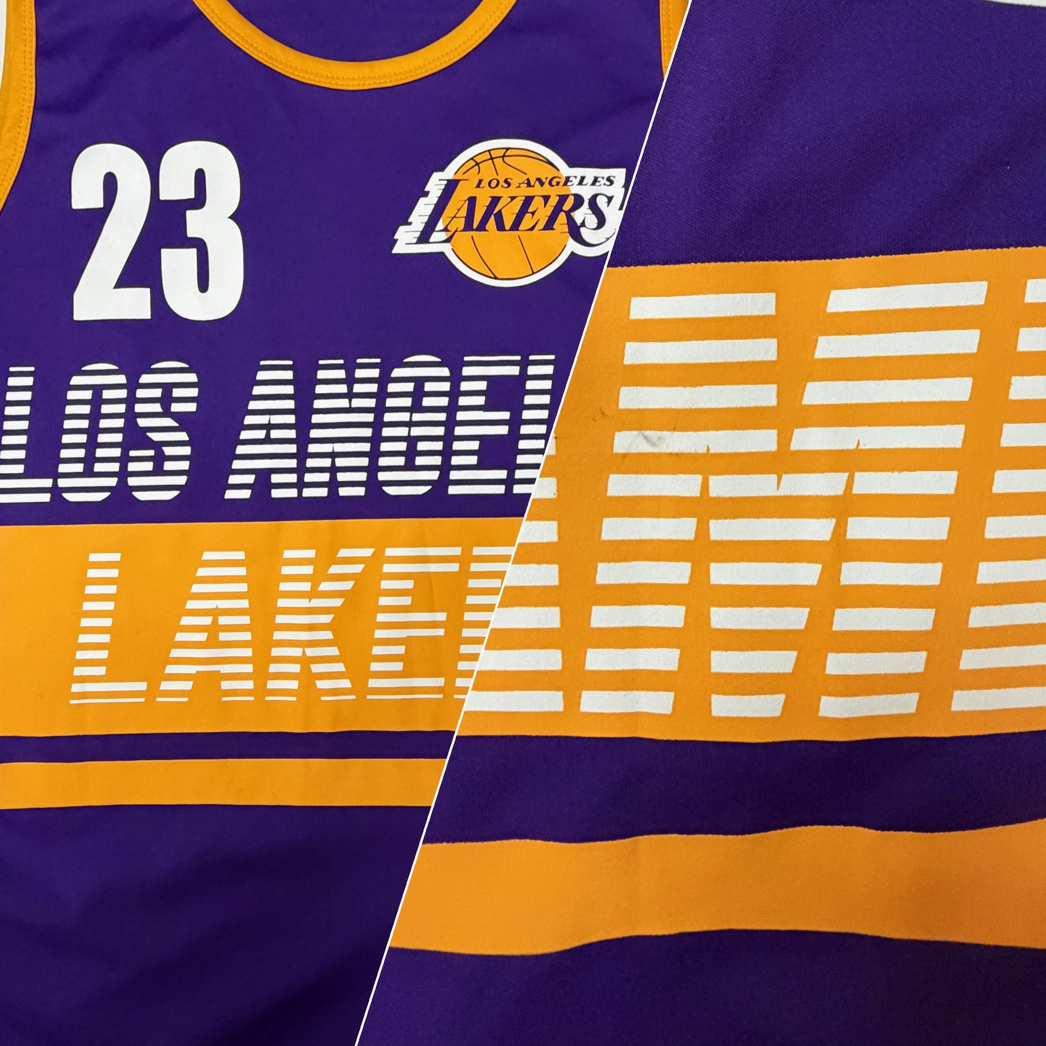 Modern NBA LeBron James Los Angeles Lakers Graphic Jersey Tank Top - XL