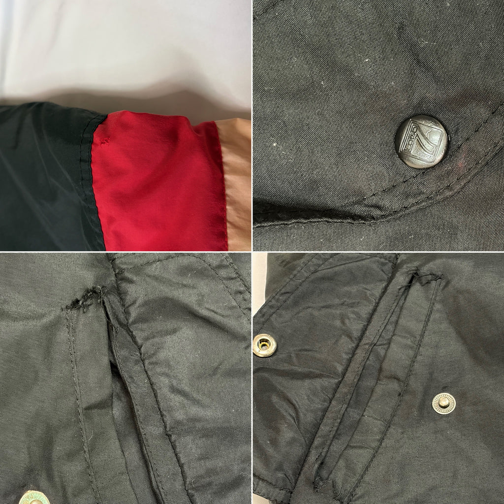 Vintage 90s Chicago Bulls Logo 7 Full-Zip Puffer Jacket - Medium