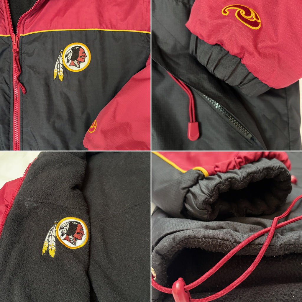 Vintage 90s Washington Redskins Pro Player Reversible Jacket - Large