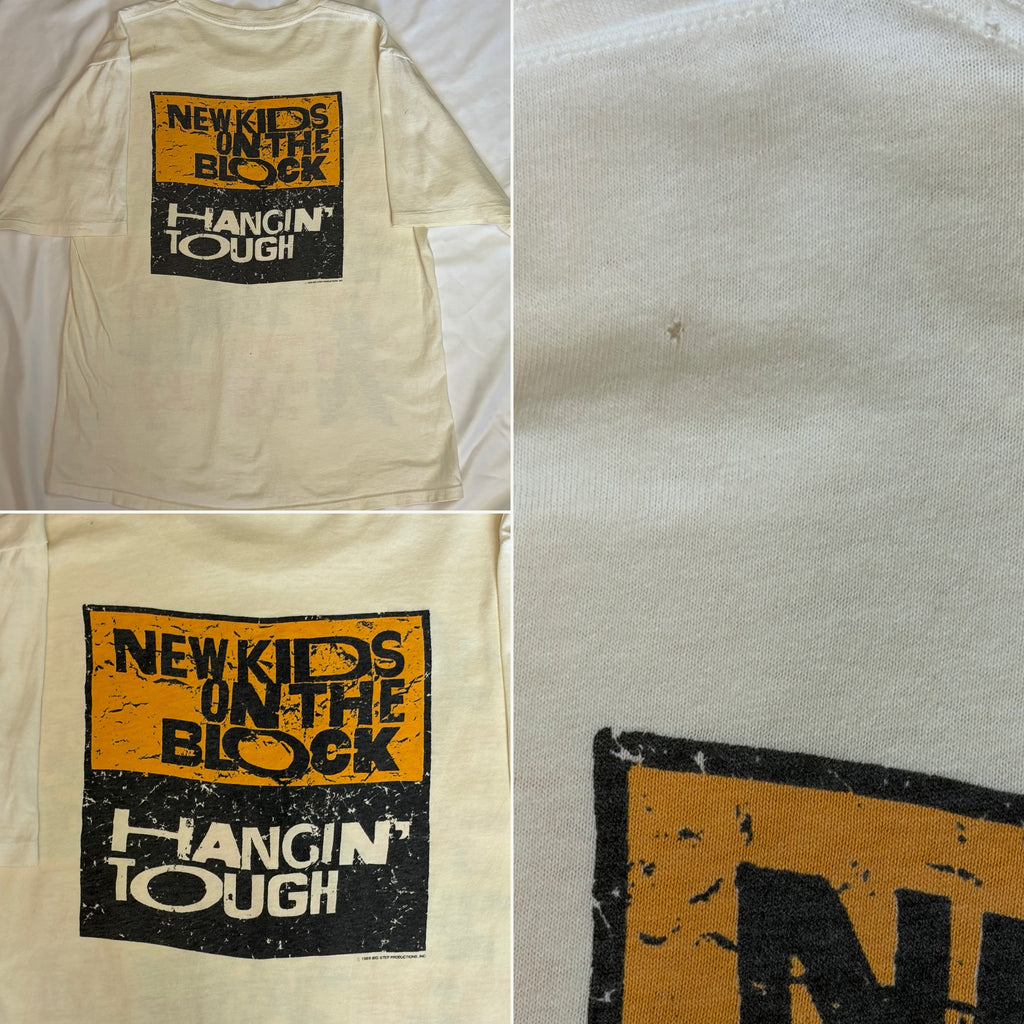 Vintage 1989 New Kids On The Block T-Shirt - Backstage Pass Tag