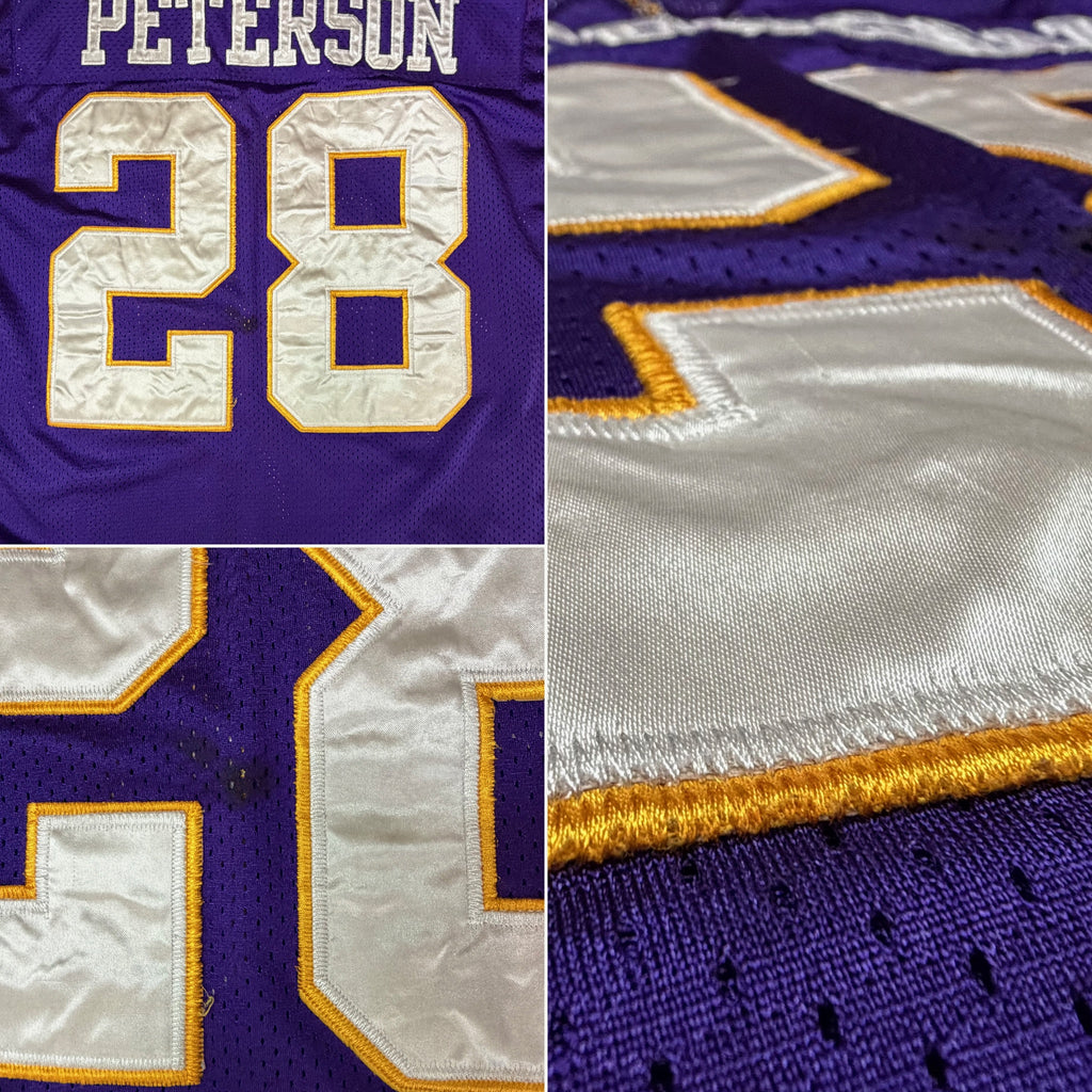 Vintage 2010 Adrian Peterson Minnesota Vikings Reebok On-Field Authentic Jersey - XL