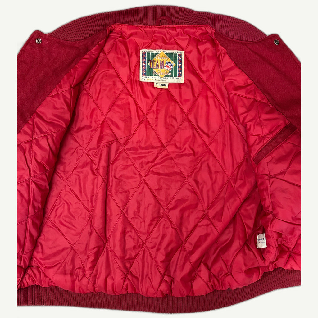 Vintage 1990s Washington Redskins Logo Athletic Classic Team Collection Wool Varsity Jacket - XL