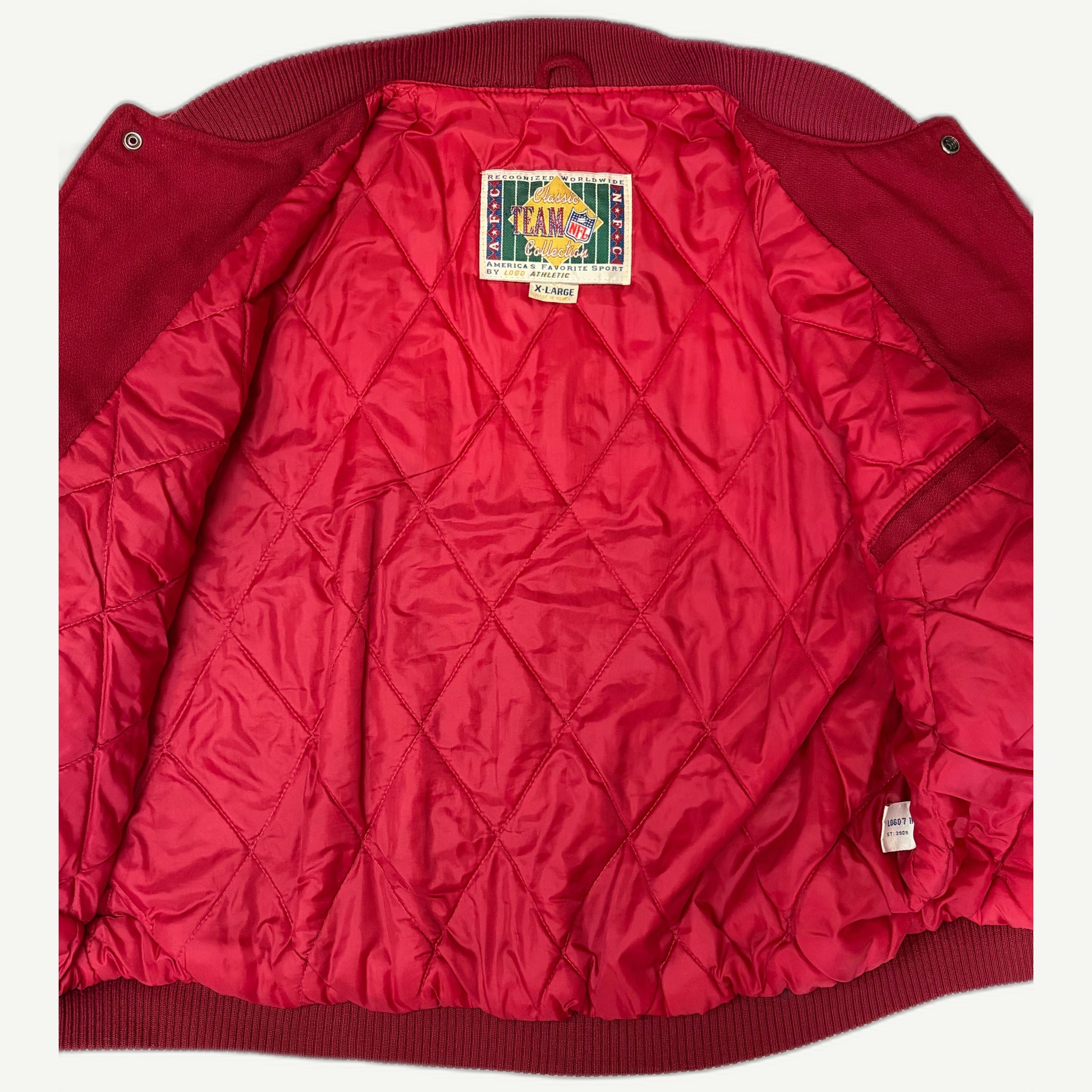 Vintage 1990s Washington Redskins Logo Athletic Classic Team Collection Wool Varsity Jacket - XL