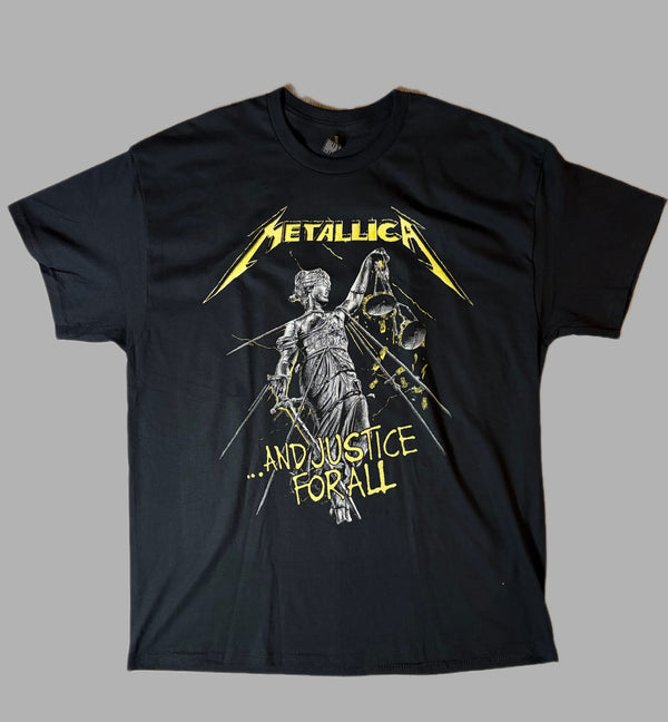 Metallica Unisex 'And Justice For All Tracks' Graphic T-Shirt