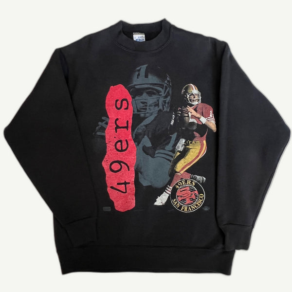 Vintage 1990 San Francisco 49ers Joe Montana Salem Sportswear Crewneck Sweatshirt - M